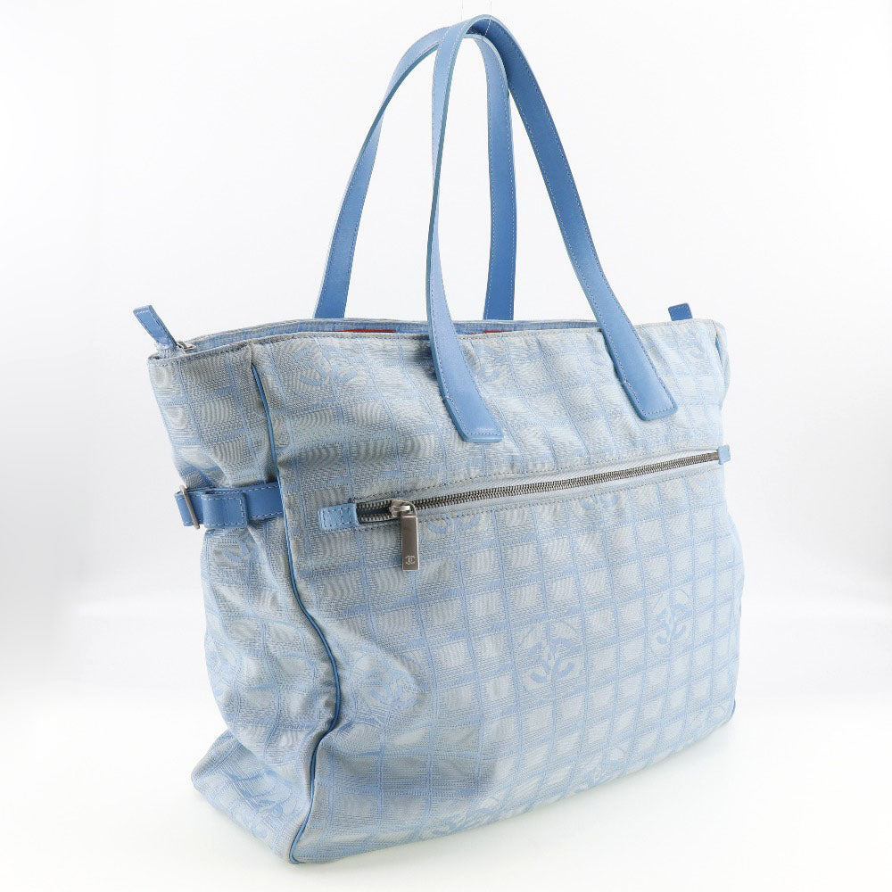 Chanel Travel Line Tote TGM Canvas Tote Bag A15826 in New Condition