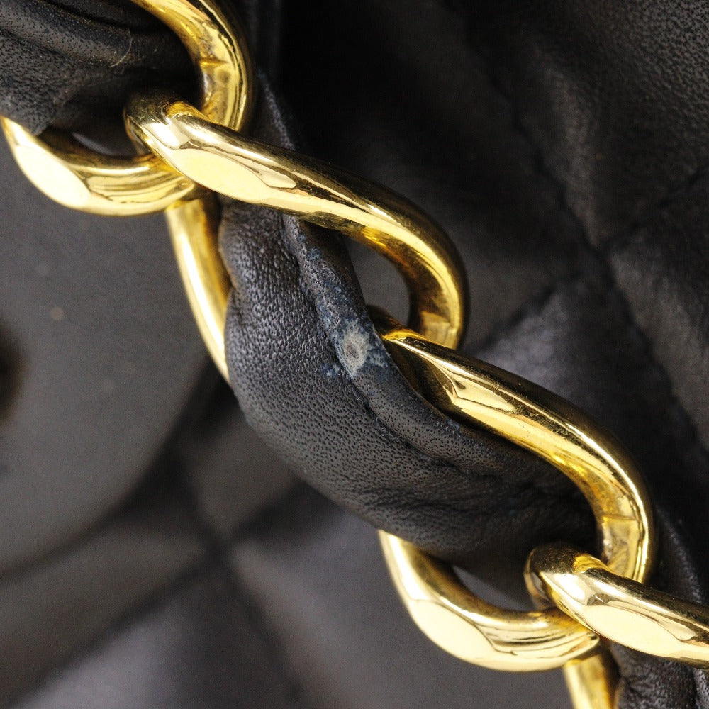 Chanel CC Quilted Leather Flap Bag Leather Crossbody Bag
