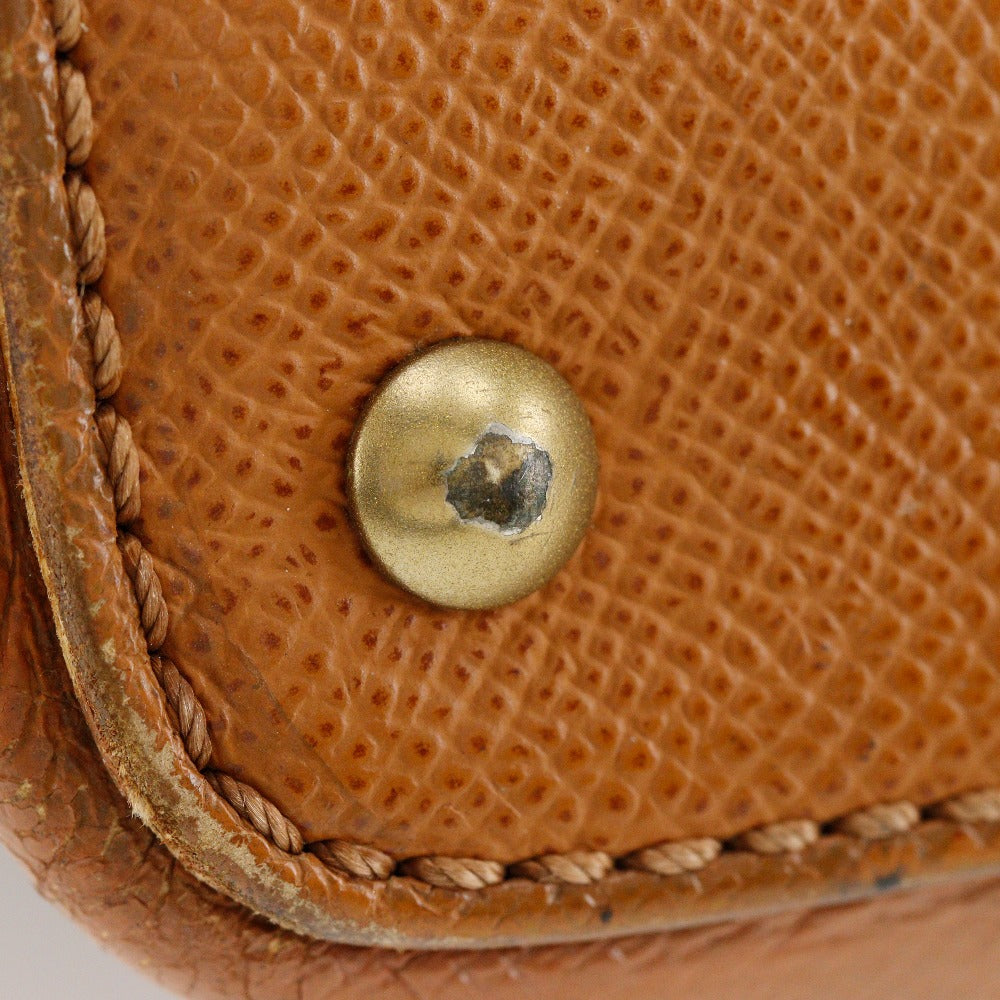 Chanel Logo Charm Tote Bag Leather Shoulder Bag in New Condition