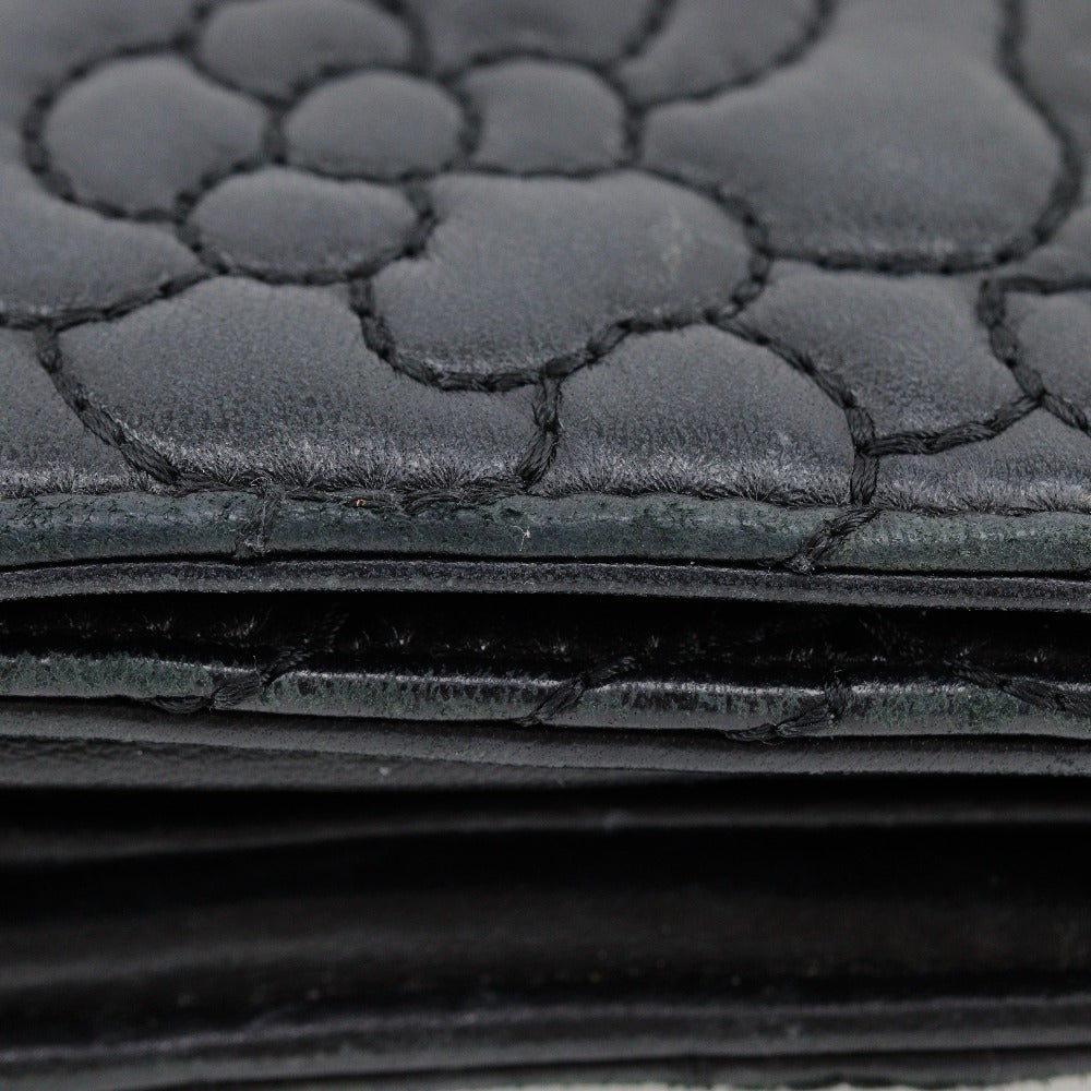 Chanel Camellia No.5 Long Wallet Leather Long Wallet A70620 in New Condition