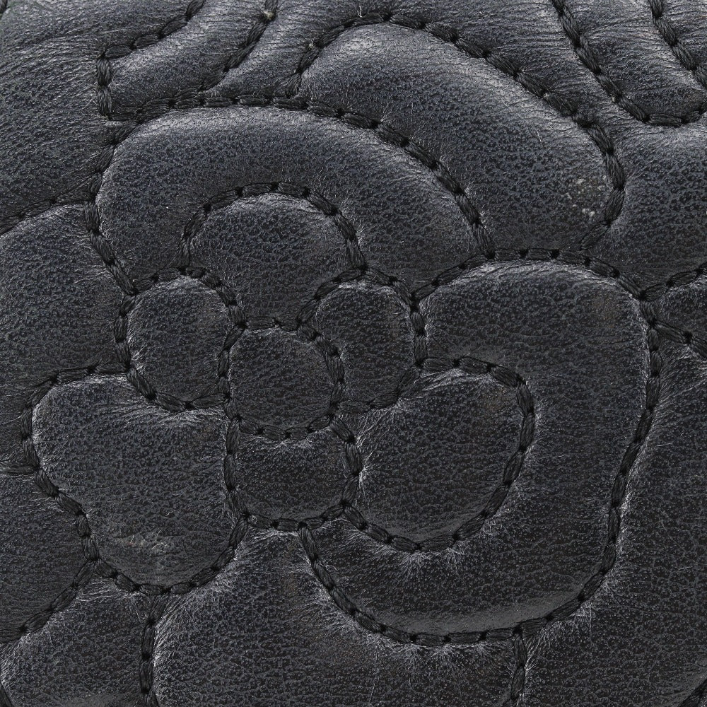 Chanel Camellia No.5 Long Wallet Leather Long Wallet A70620 in New Condition