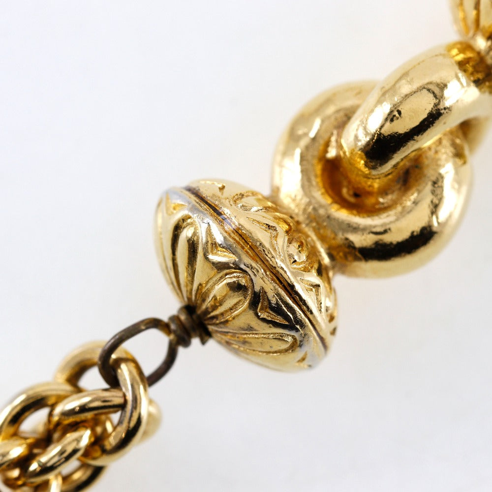 Chanel Vintage Long Necklace Gold Plated