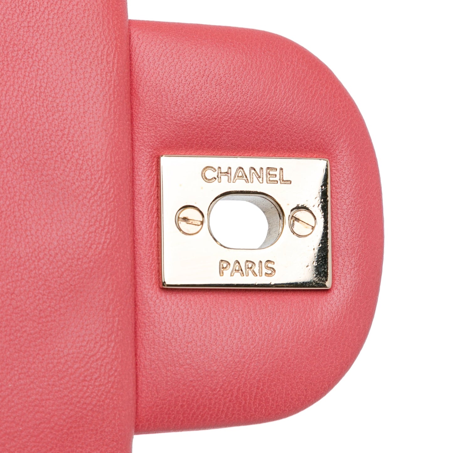 Chanel Sac Mini Square Classic Chevron Lambskin Flap