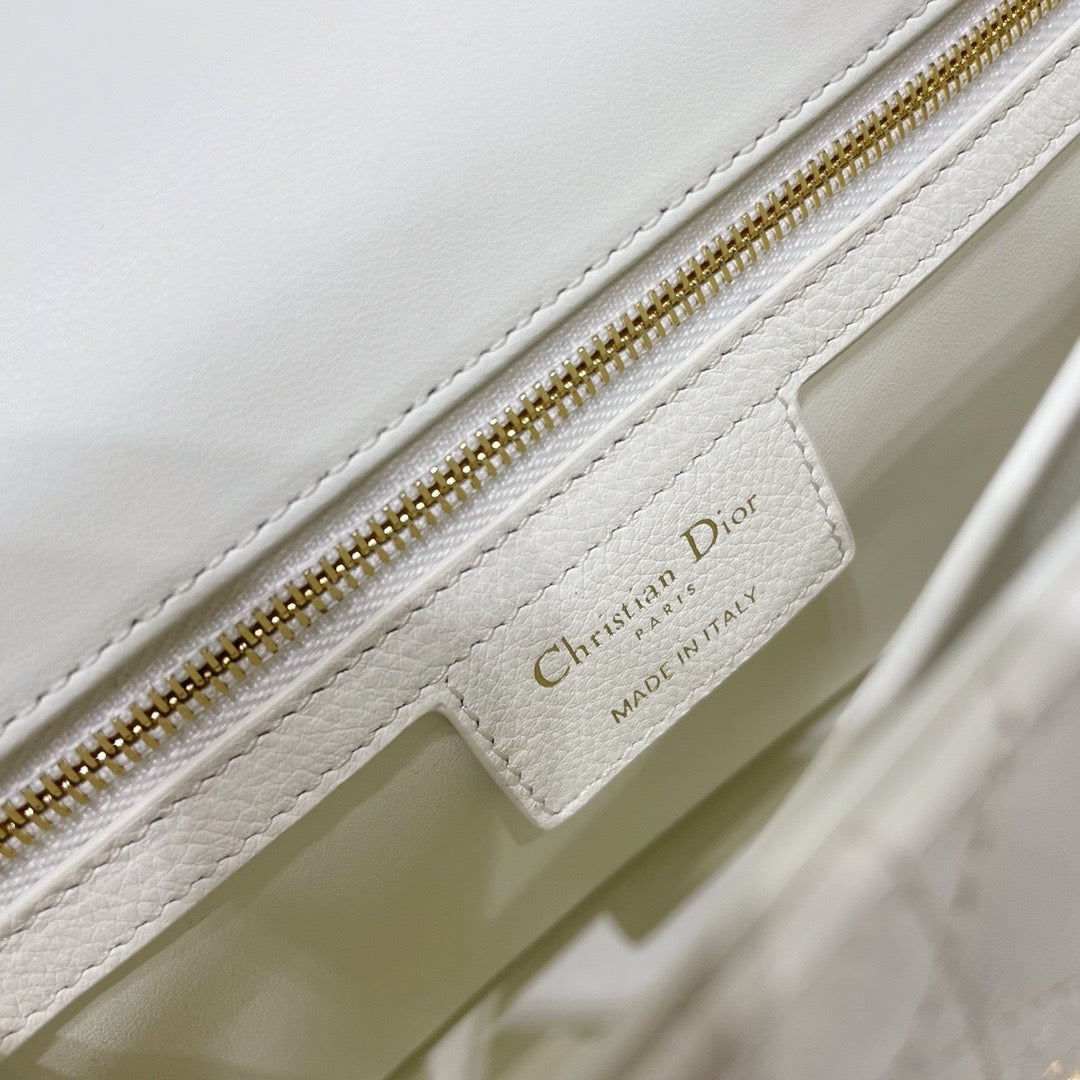 DR346 Medium Dior Caro Bag / HIGHEST QUALITY VERSION / 10 x 6 x 3 inches