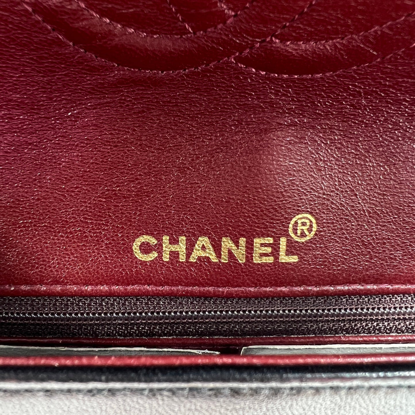 Chanel Classic Flap Large Size Lambskin Year 1991 Dust Bag Sticker
