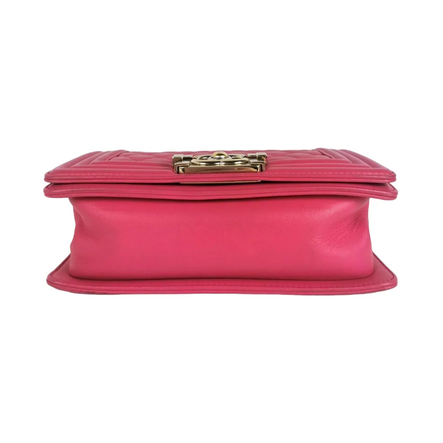 Chanel Boy Small Pink Calfskin Gold