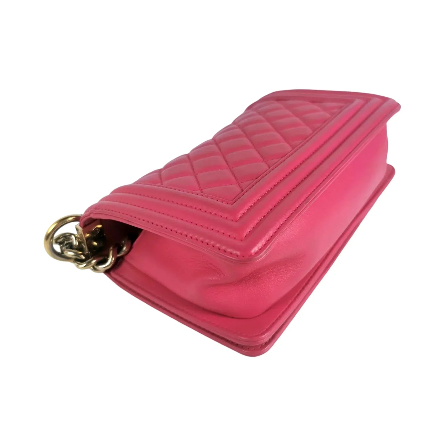 Chanel Boy Small Pink Calfskin Gold