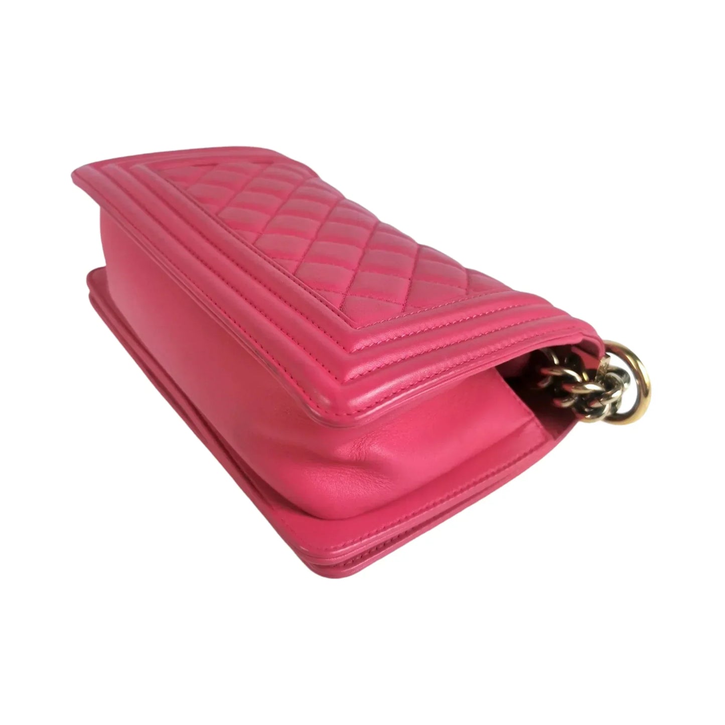 Chanel Boy Small Pink Calfskin Gold
