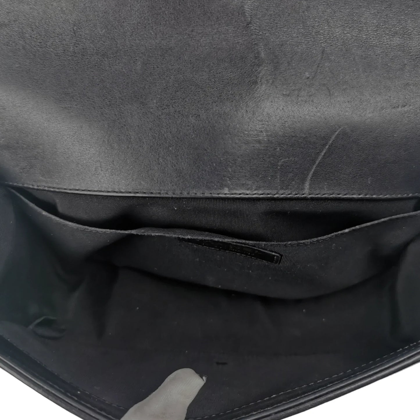 Chanel Boy Medium Black Chevron Lambskin Gold