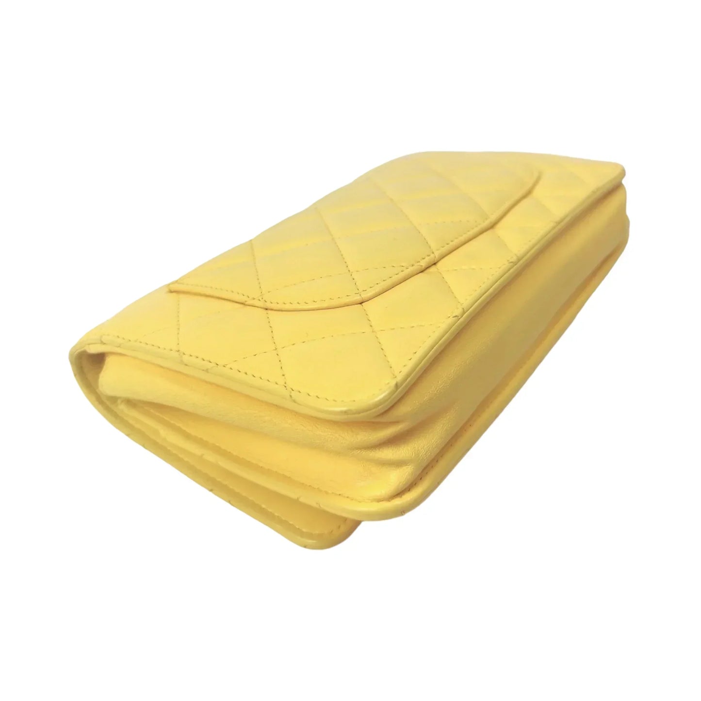 Chanel WoC Yellow Lambskin Gold