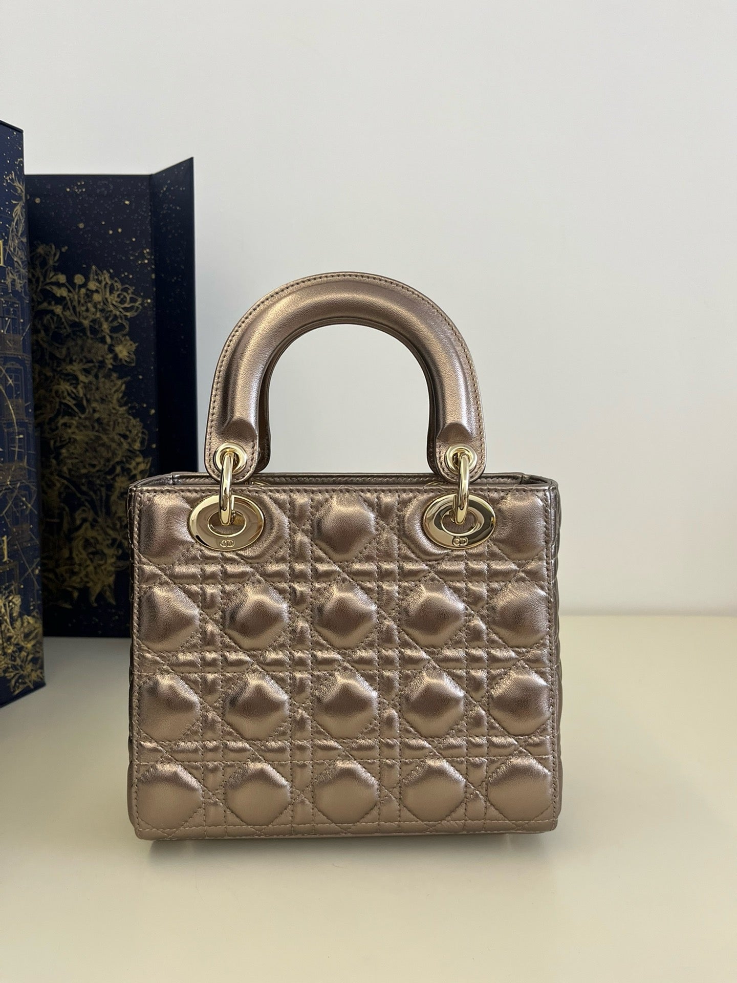 DR334 Small Lady Dior My ABCDior Bag / HIGHEST QUALITY VERSION / 8 x 6.5 x 3 inches