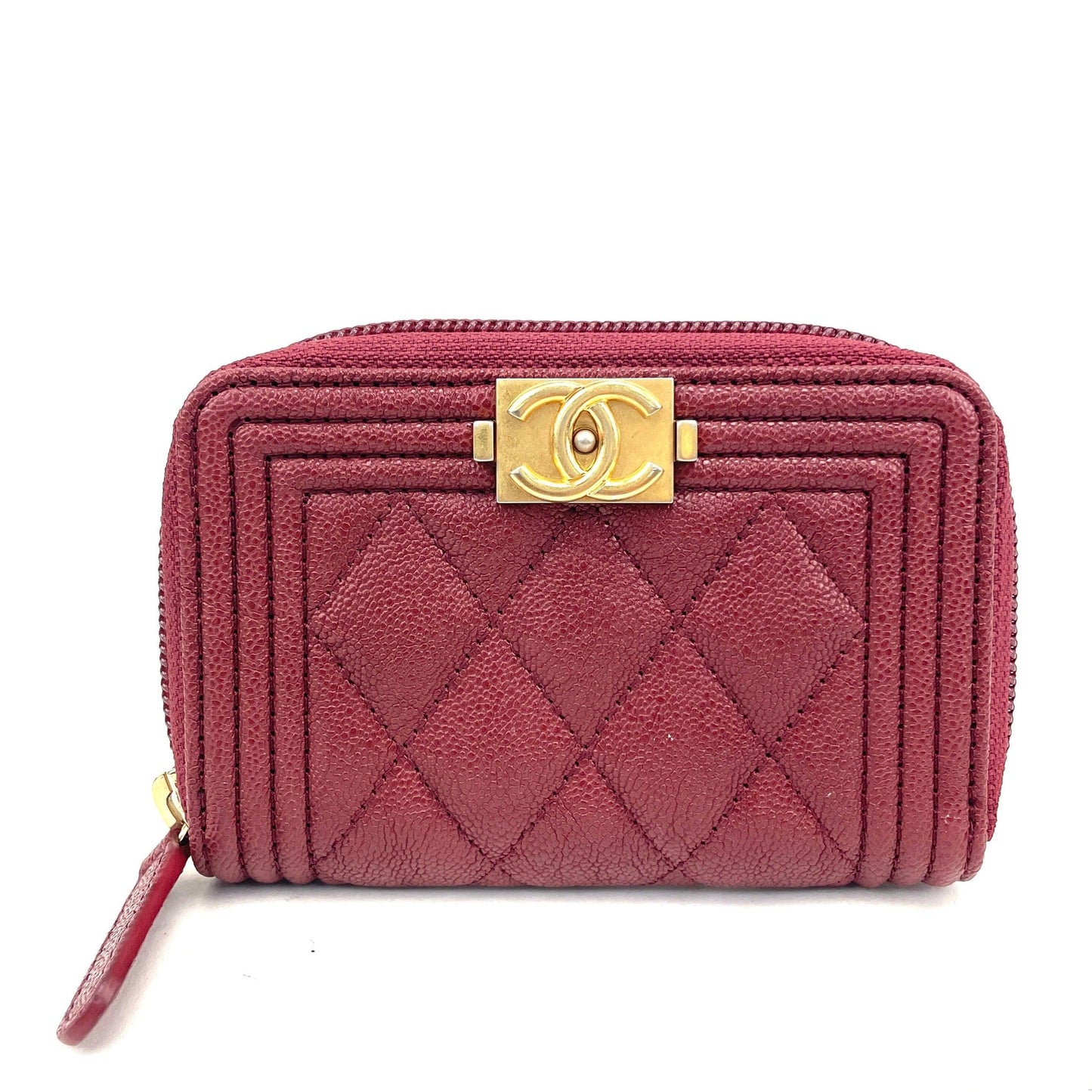 CHANEL Boy O-Coin Purse CC Wallet
