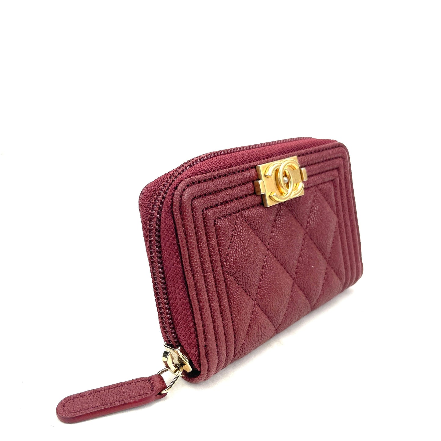 CHANEL Boy O-Coin Purse CC Wallet