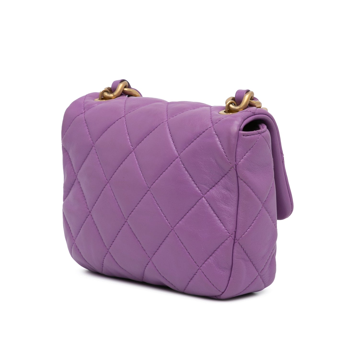Chanel Sac Mini Quilted Lambskin Candy Chain Flap