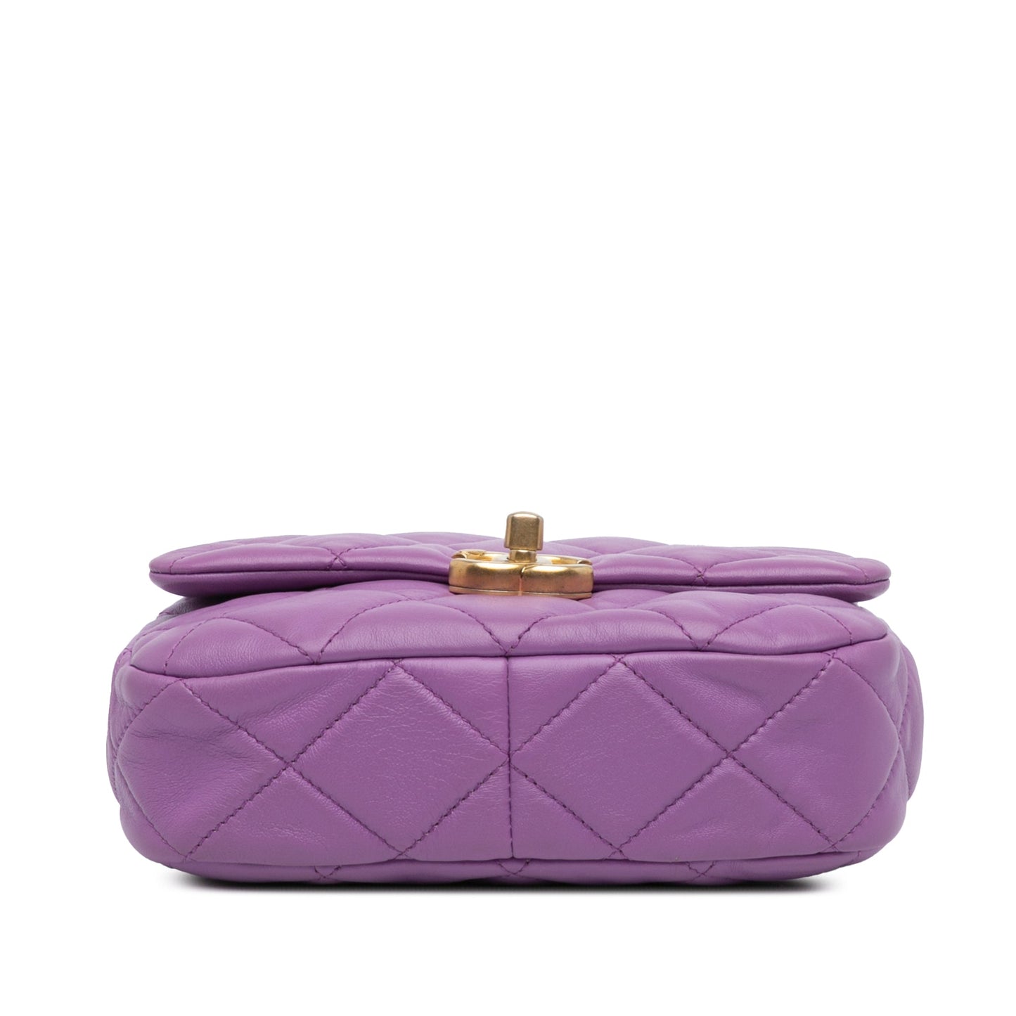 Chanel Sac Mini Quilted Lambskin Candy Chain Flap