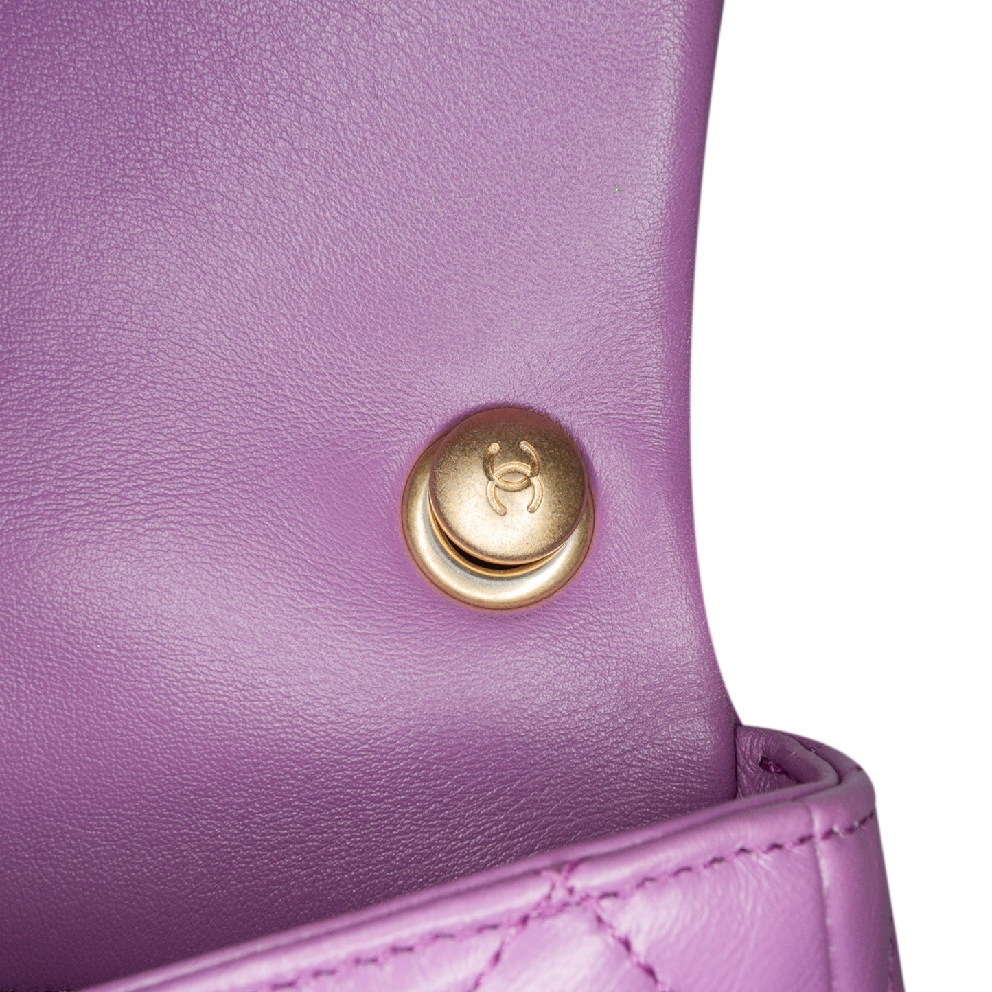 Chanel Sac Mini Quilted Lambskin Candy Chain Flap