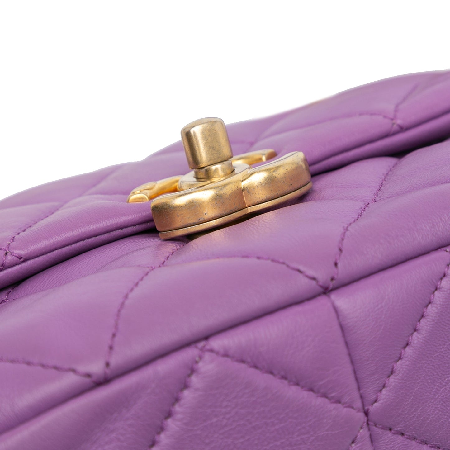 Chanel Sac Mini Quilted Lambskin Candy Chain Flap