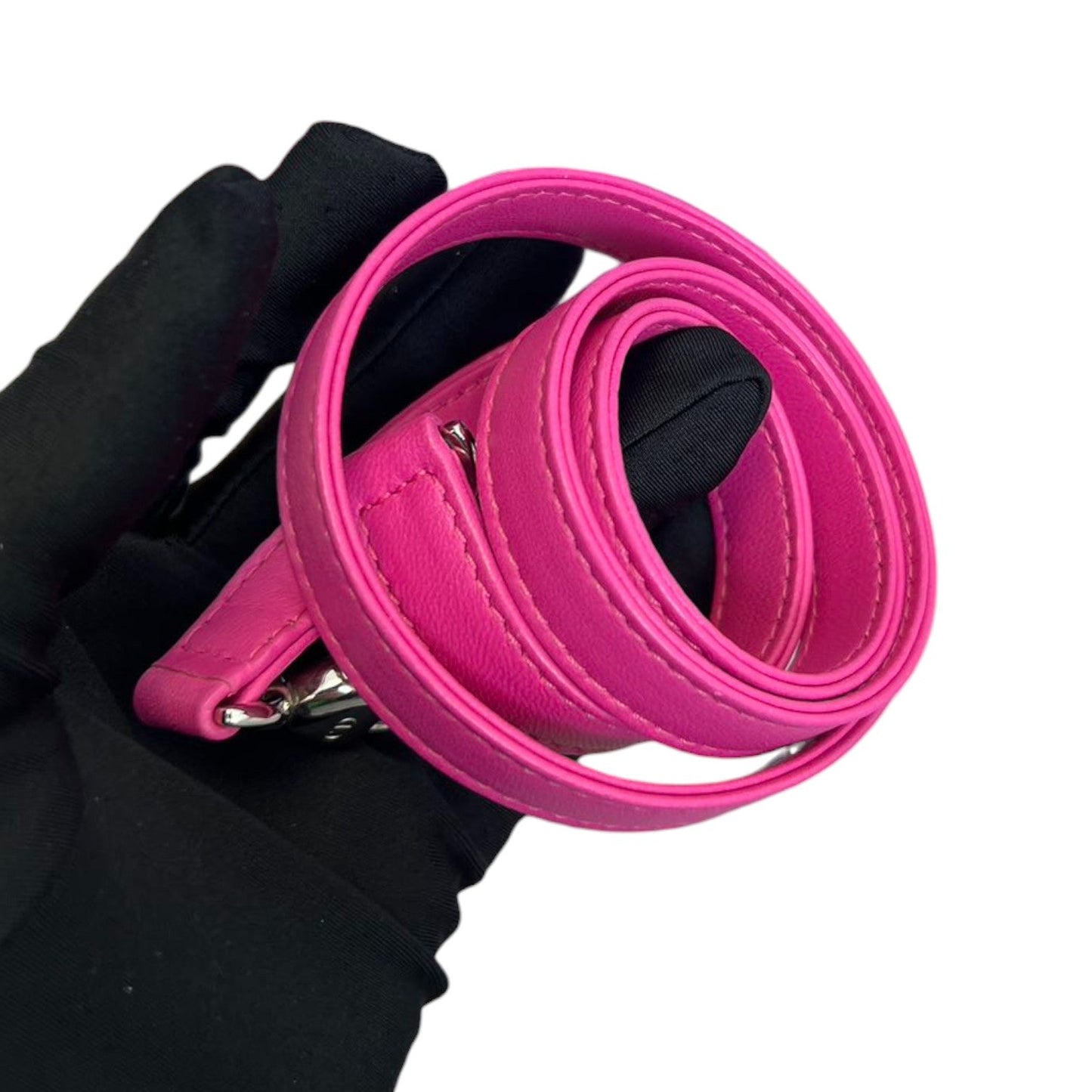 Bi-Color Lady Dior Medium Lambskin Purple Pink SHW