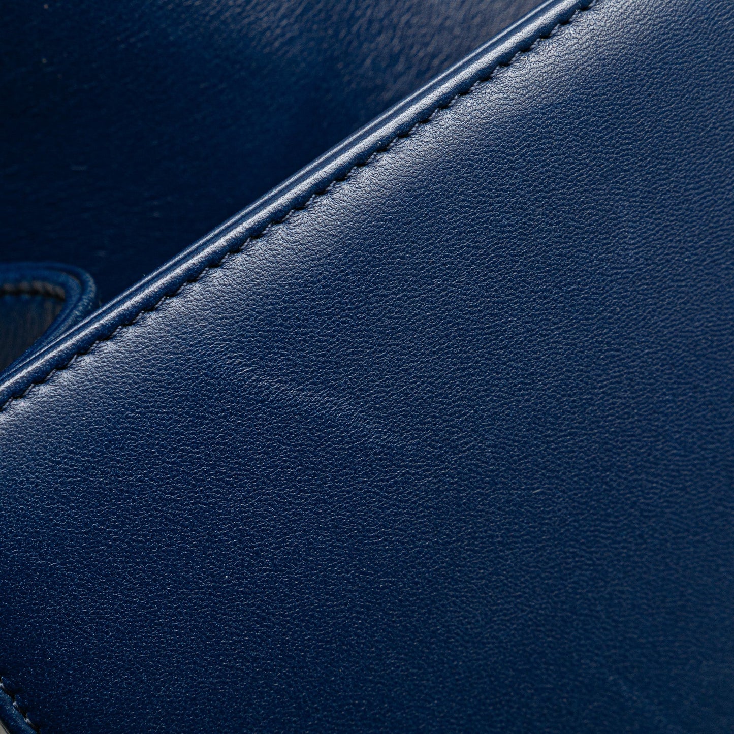 Blue Chanel Medium Lambskin Boy Flap Crossbody Bag