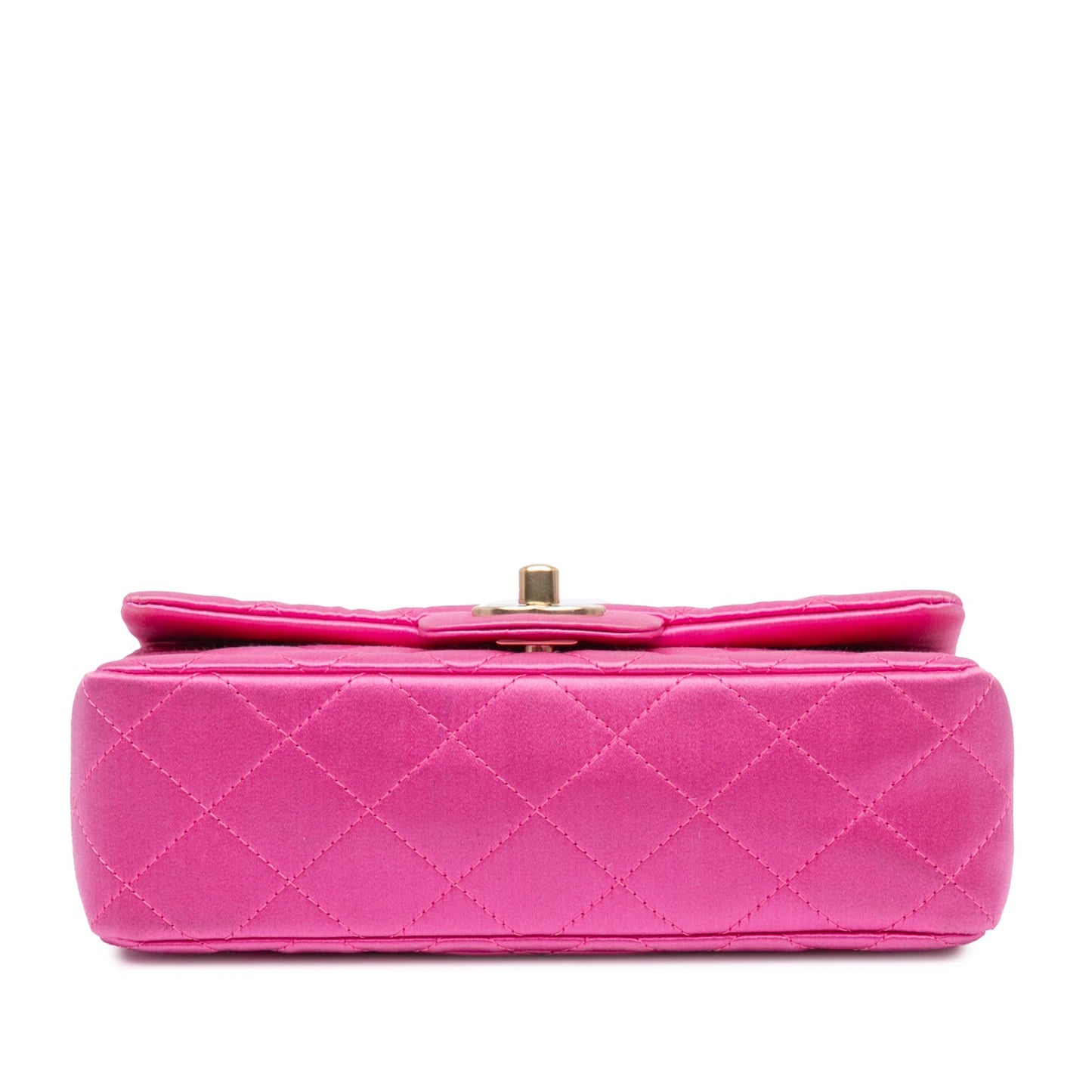 Chanel Sac Mini Rectangular Classic Satin Single Flap