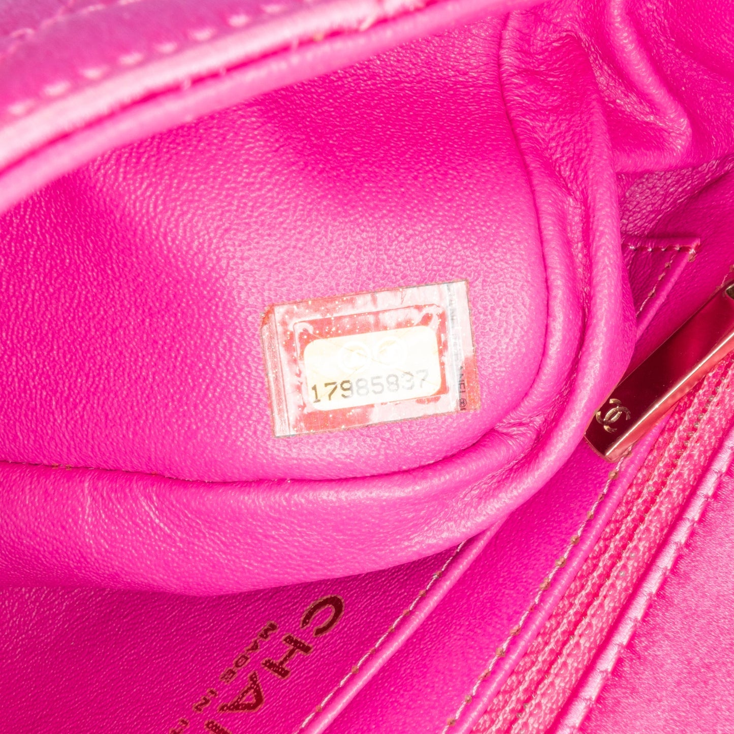 Chanel Sac Mini Rectangular Classic Satin Single Flap