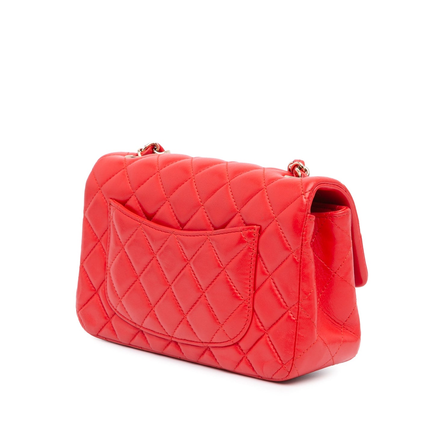 Chanel Sac Mini Rectangular Classic Lambskin Single Flap