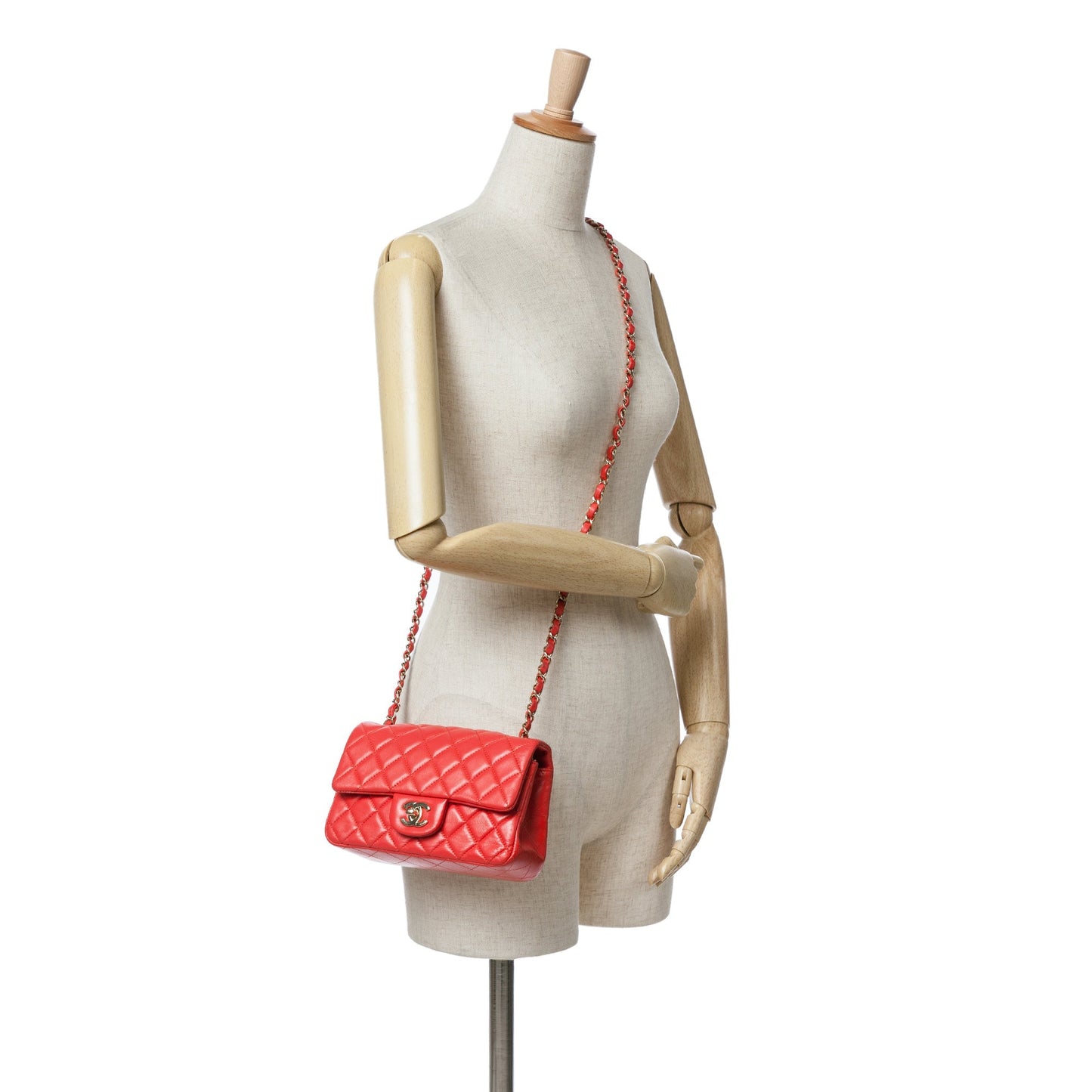 Chanel Sac Mini Rectangular Classic Lambskin Single Flap