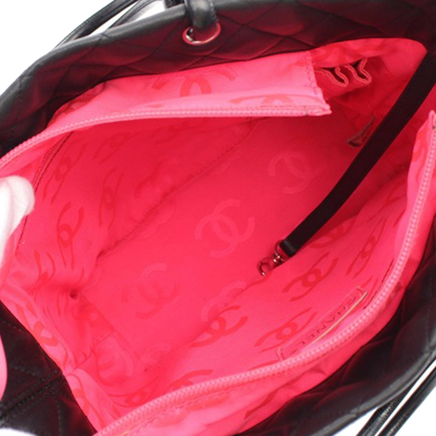 Black Chanel Medium Lambskin Cambon Ligne Tote