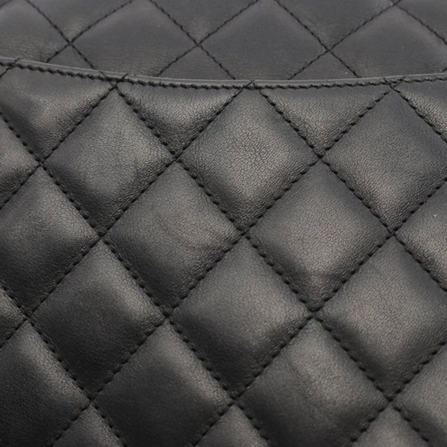 Black Chanel Medium Lambskin Cambon Ligne Tote