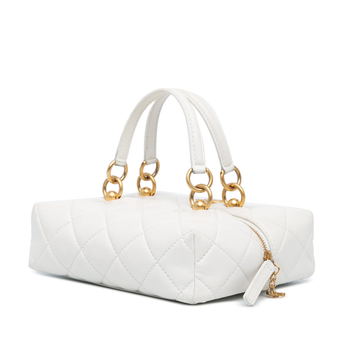 Chanel Sac Mtiers d'Art CC Quilted Lambskin Box with Top Handle