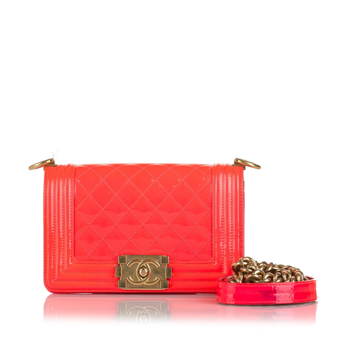 Chanel Sac Small Patent Boy Bag