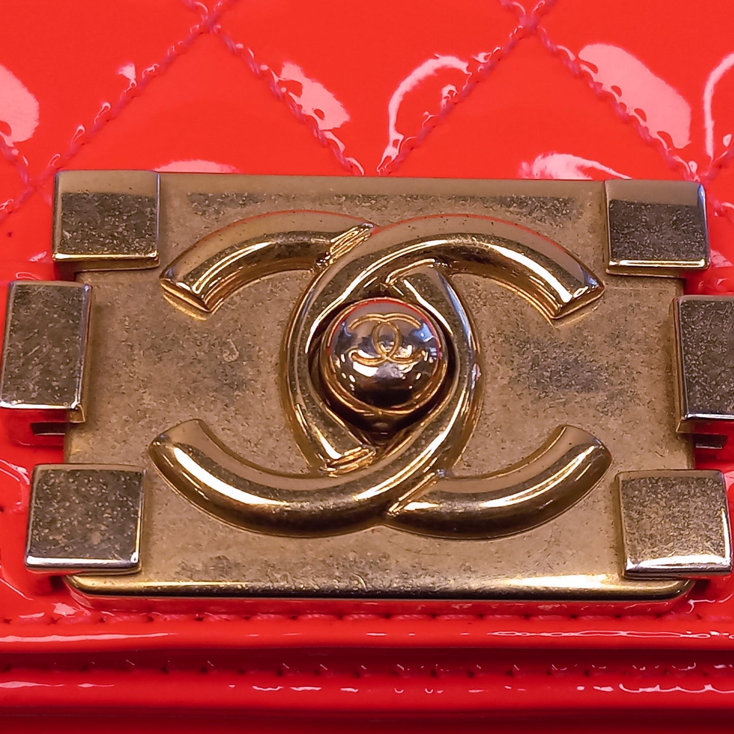 Chanel Sac Small Patent Boy Bag