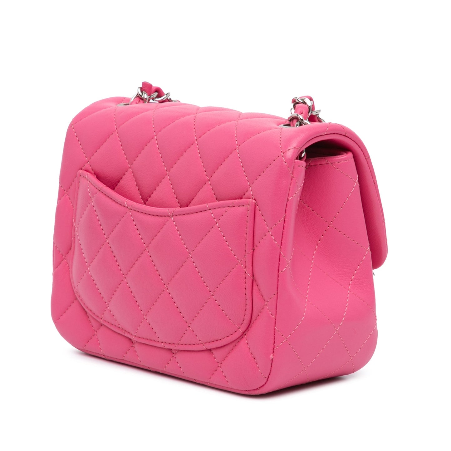 Chanel Sac Mini Square Classic Lambskin Single Flap