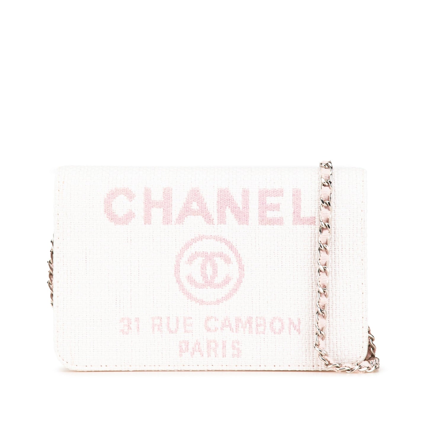 Chanel Sac Canvas Deauville Wallet On Chain