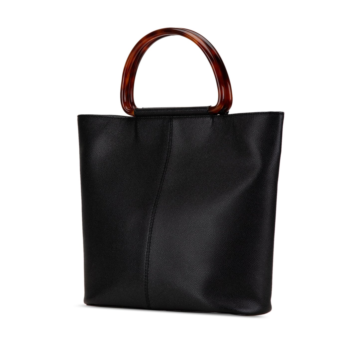Chanel Sac Caviar Tortoise Top Handle Tote