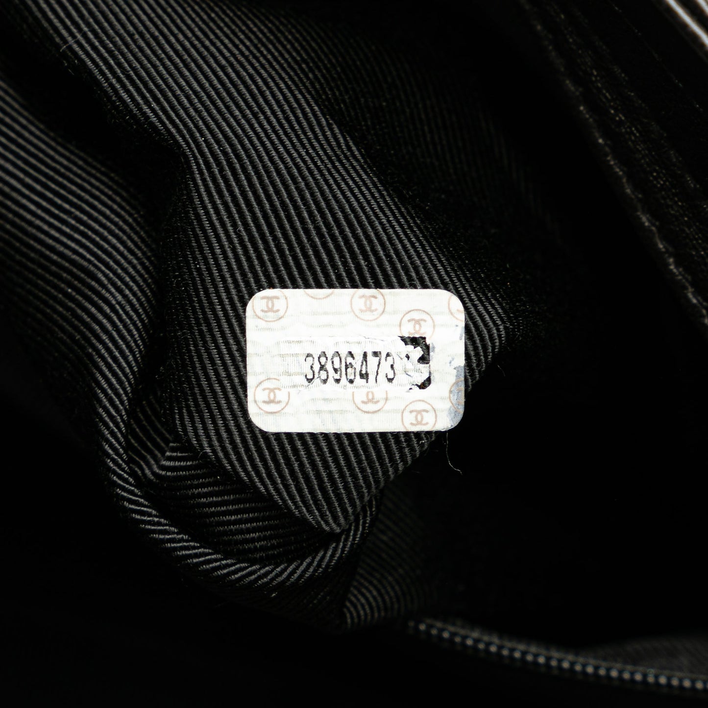 Black Chanel CC Lambskin Chain Tote