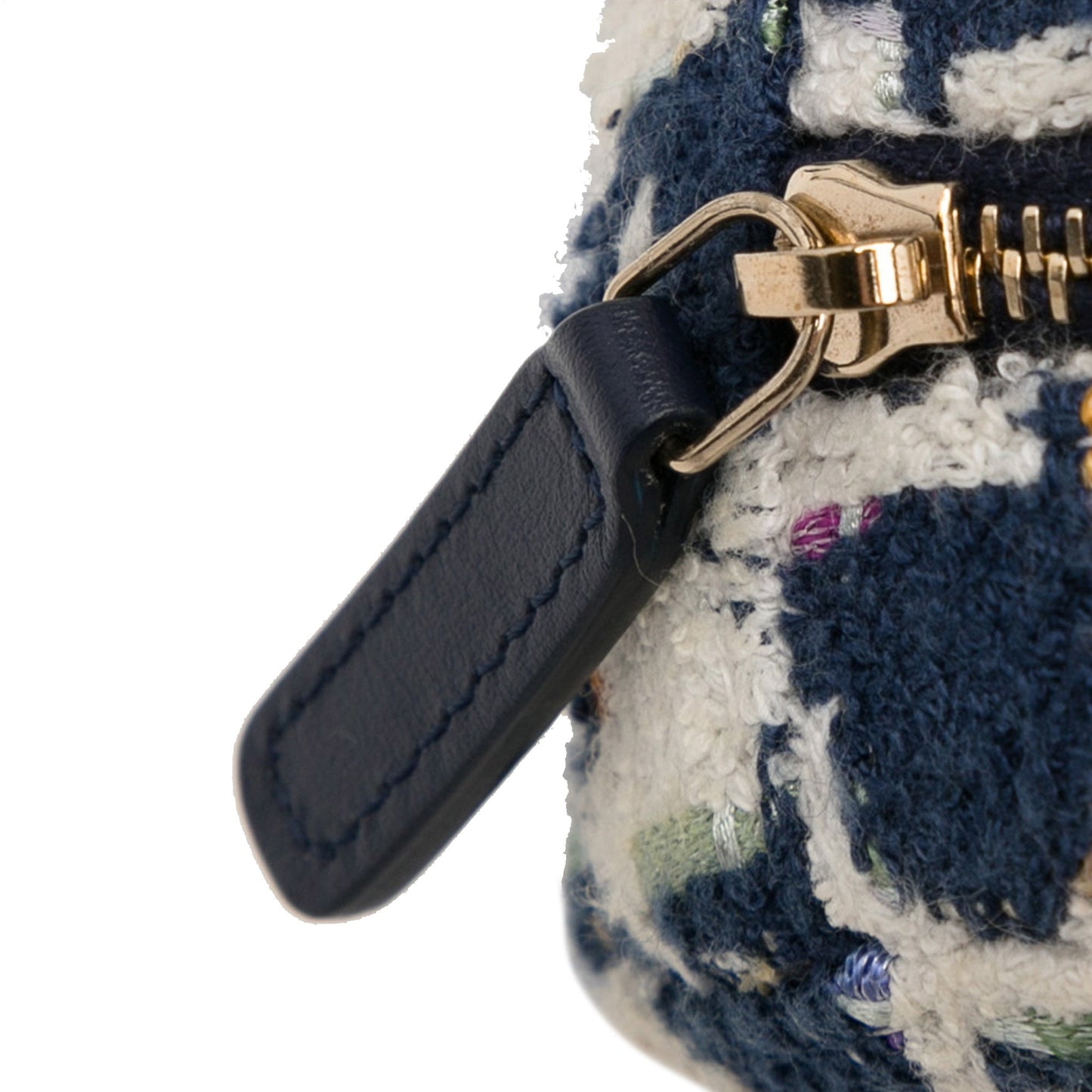 Chanel Sac Tweed 19 Round Clutch with Chain