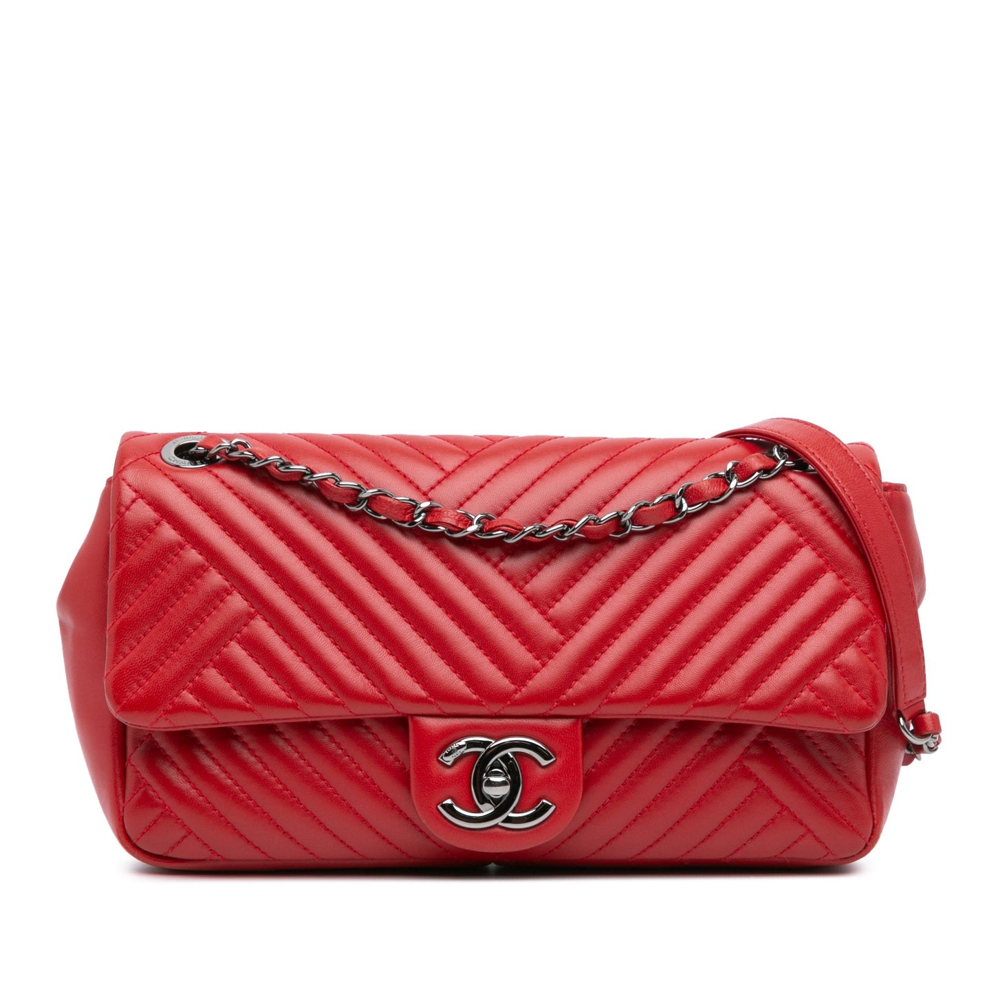 Chanel Sac Medium Lambskin CC Crossing Flap