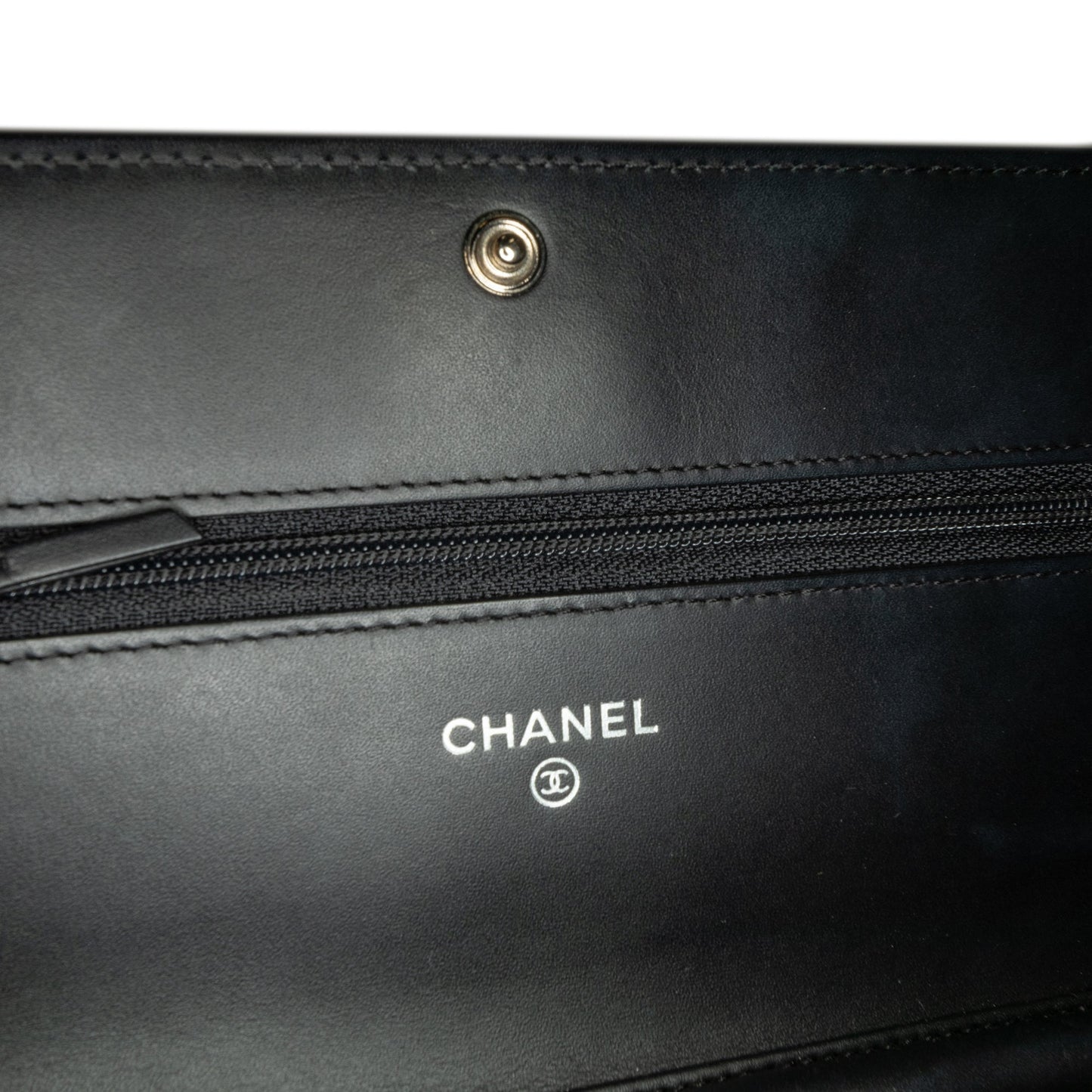 Chanel Sac Quilted Patent Reissue 2.55 Wallet on Chain