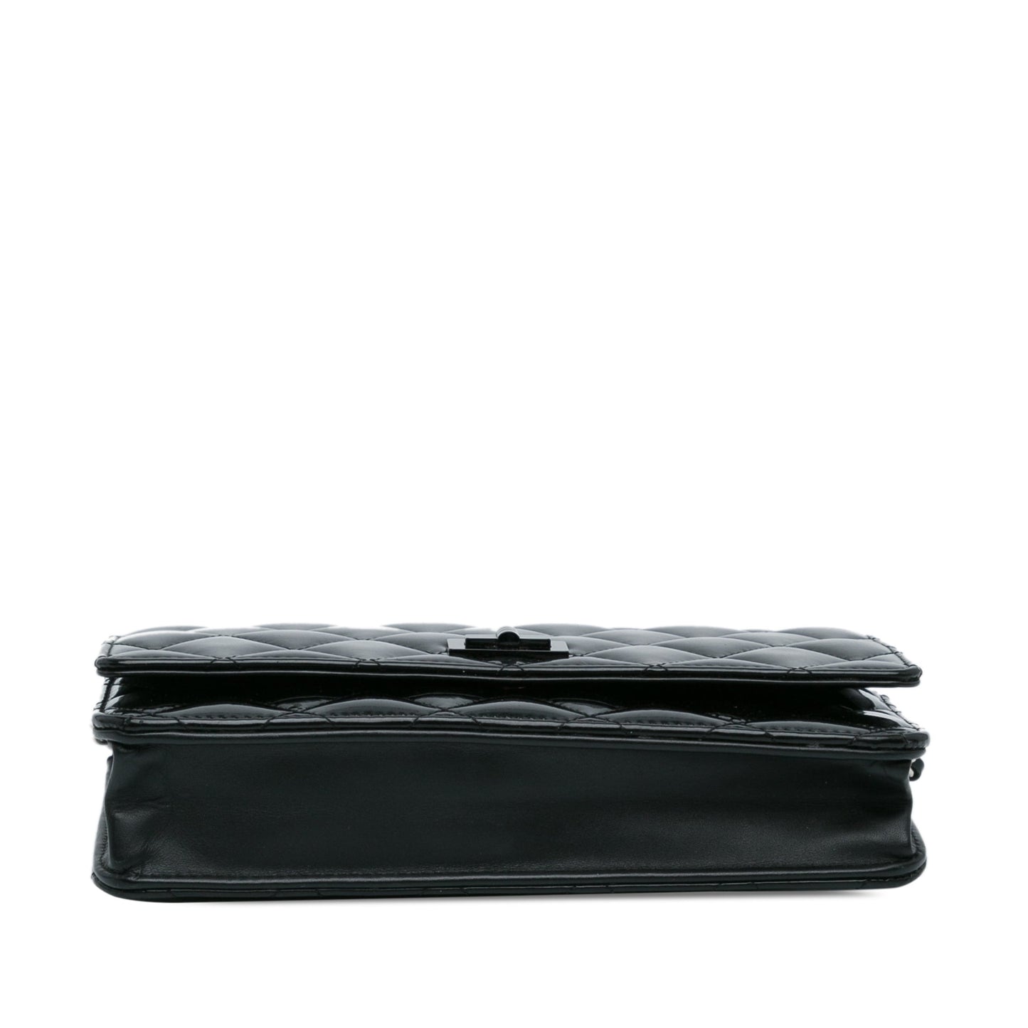Chanel Sac Quilted Patent Reissue 2.55 Wallet on Chain