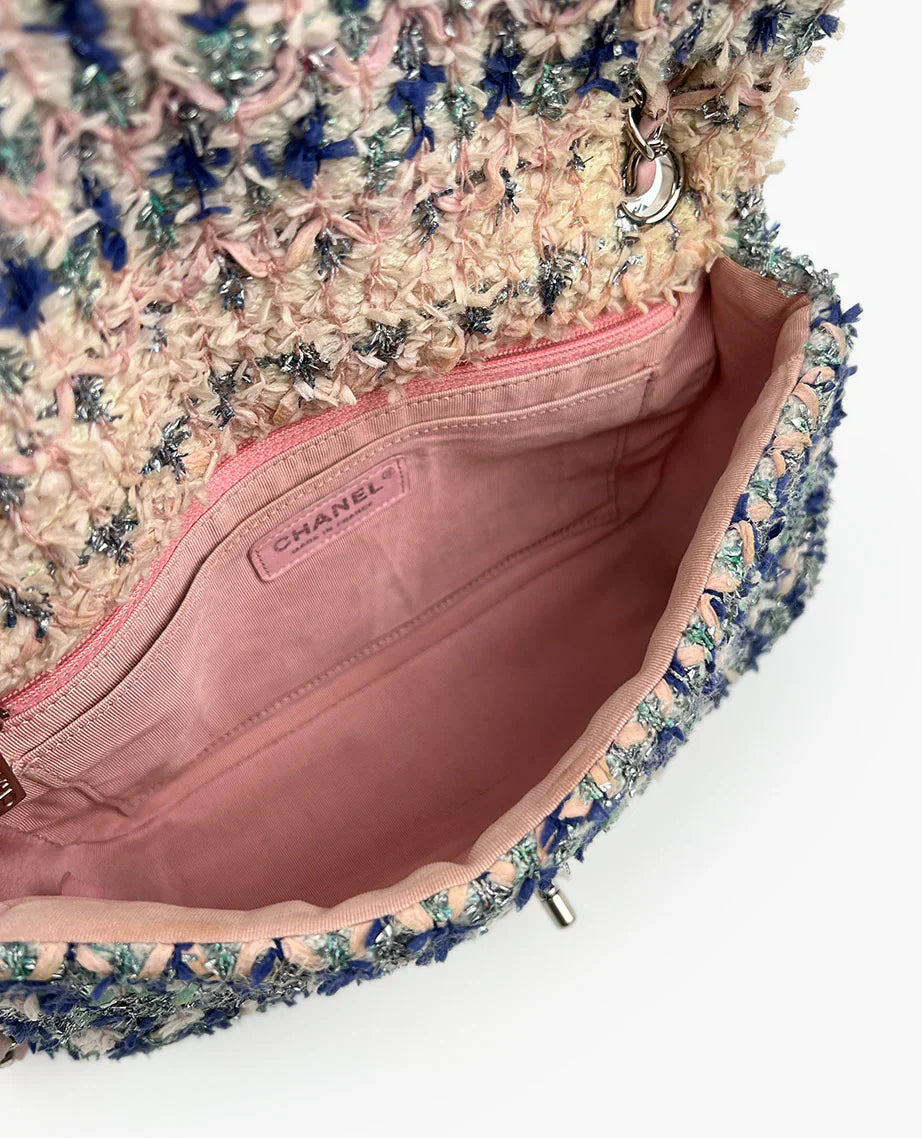 Chanel Sac Flap en tweed multicolore