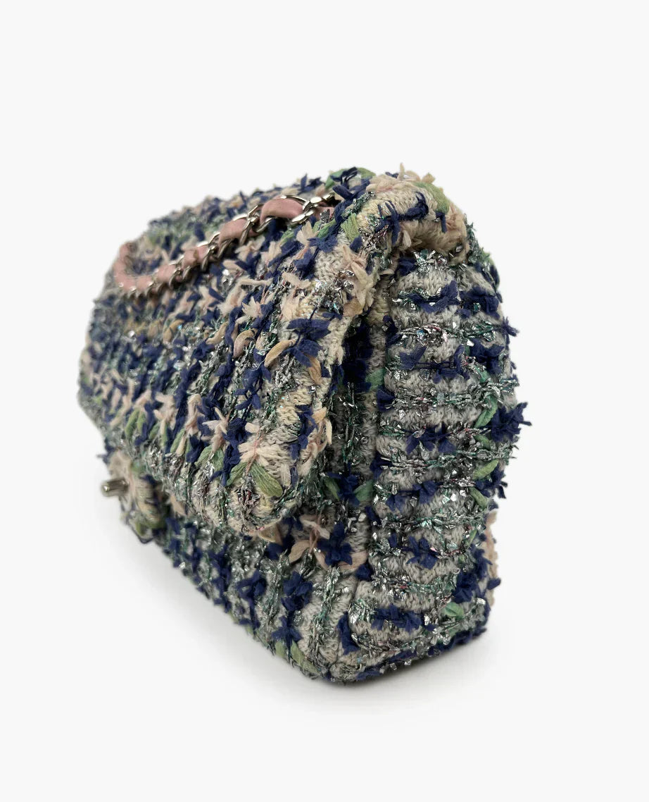 Chanel Sac Flap en tweed multicolore