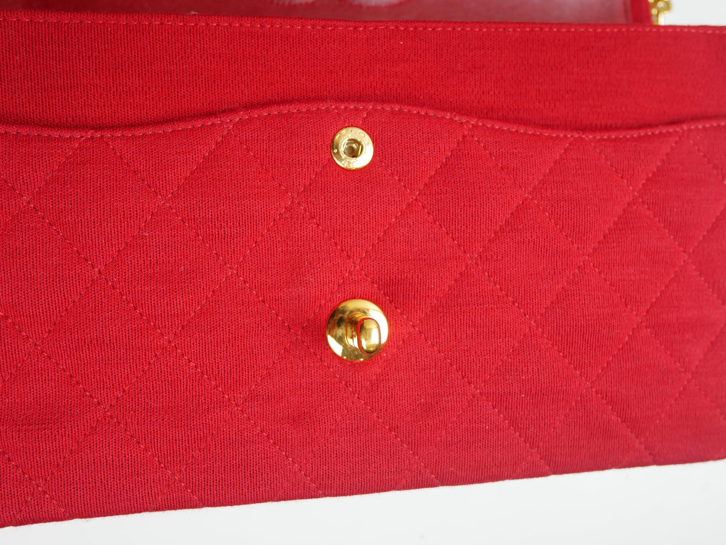 Chanel Timeless bag in red jersey - 2016