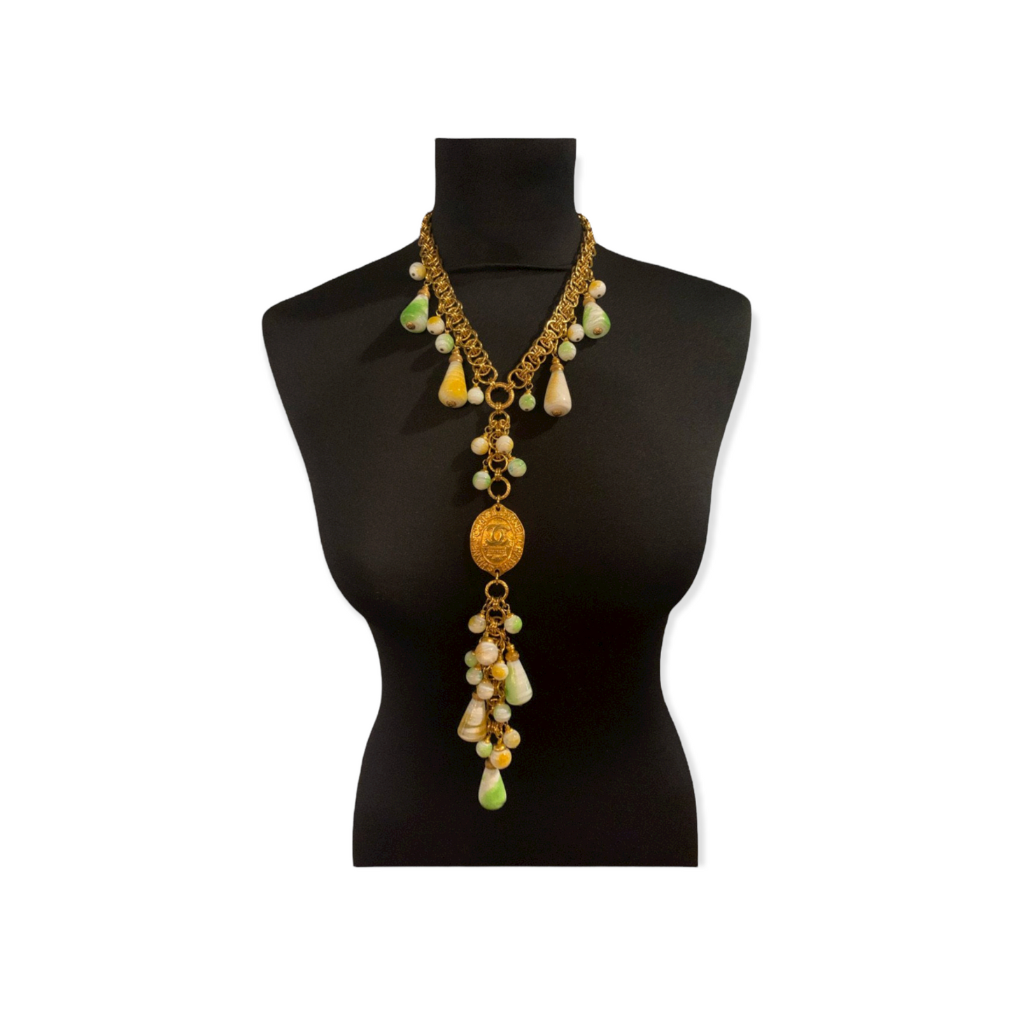 Chanel long dangle necklace