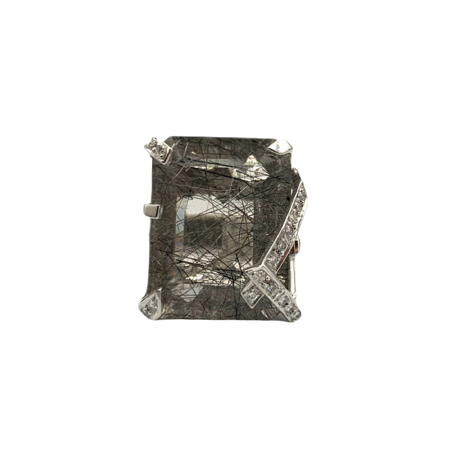 Chanel rutile quartz and diamonds ring - 49