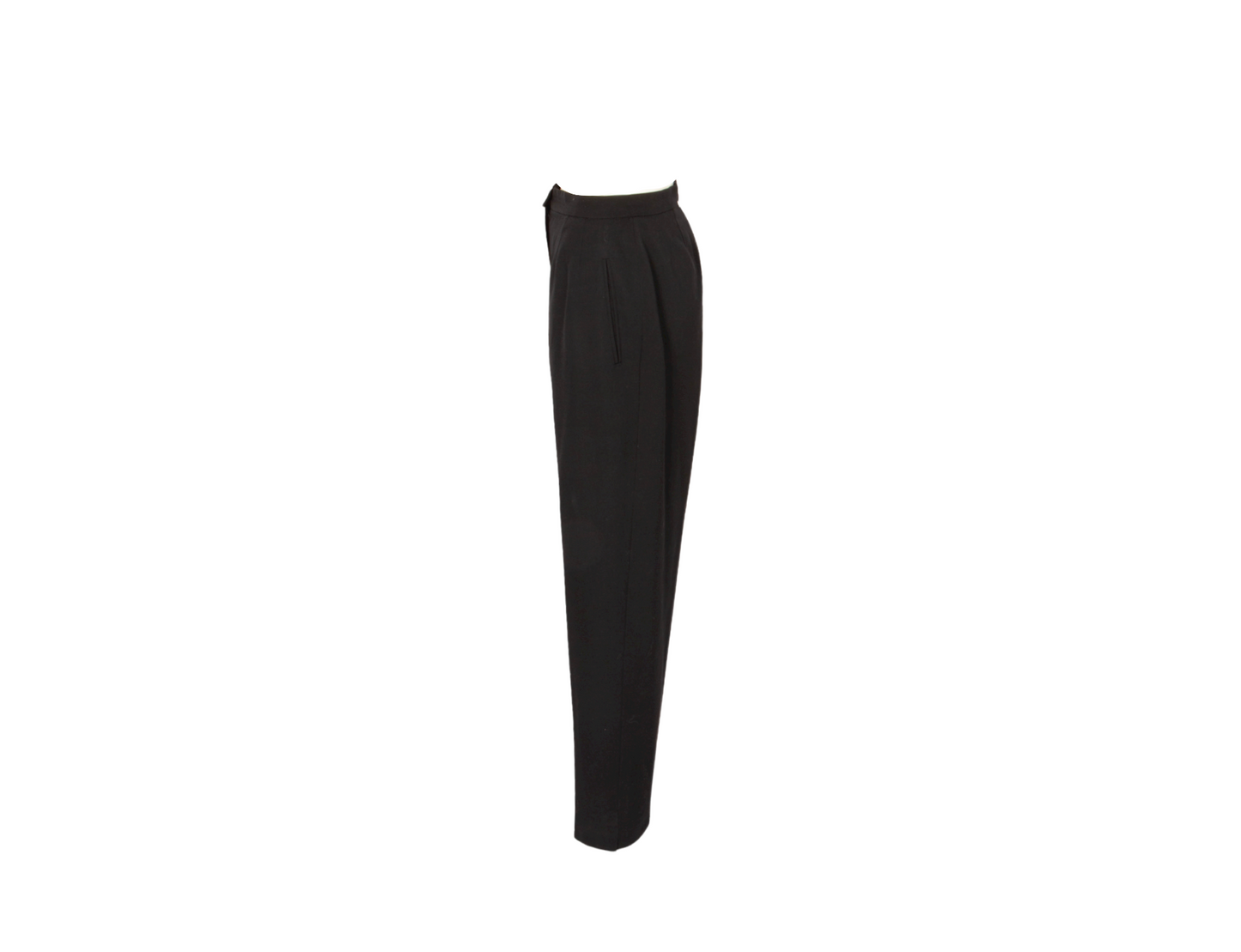 Chanel vintage wool black pants - M - 1990s