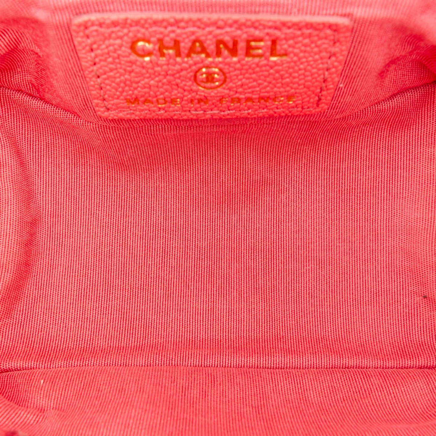 Chanel Sac Micro Caviar Chain Vanity Bag