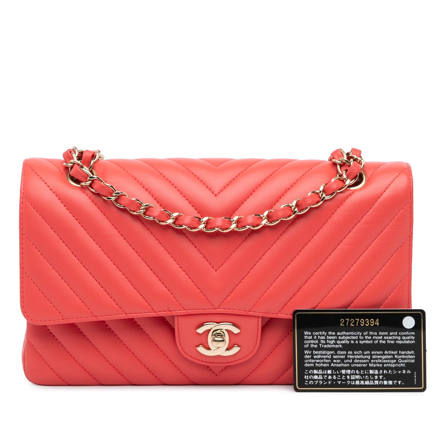 Chanel Sac Medium Classic Chevron Lambskin Double Flap