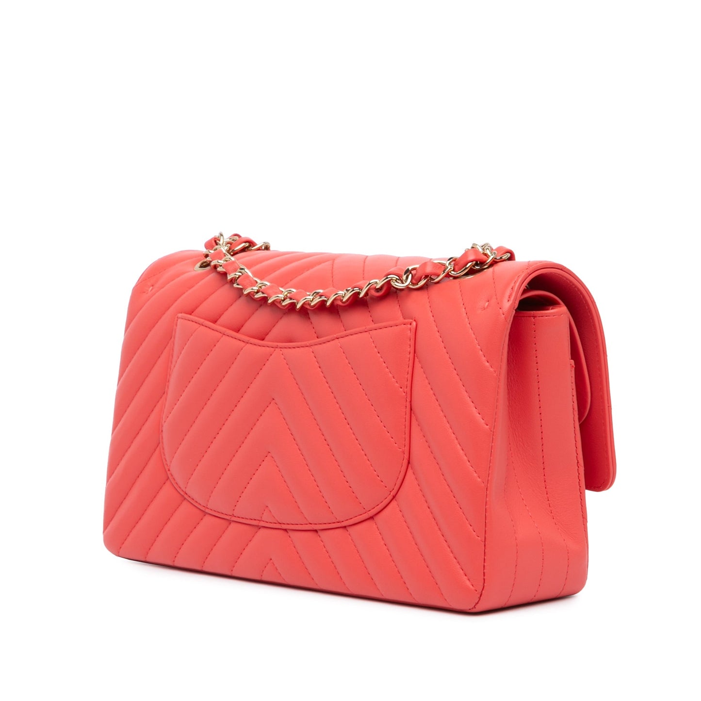 Chanel Sac Medium Classic Chevron Lambskin Double Flap