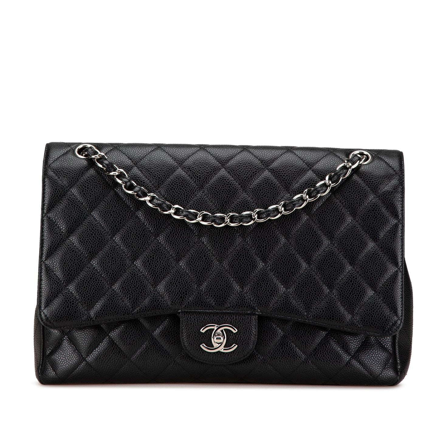 Chanel Sac Maxi Classic Caviar Single Flap
